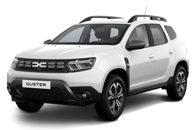 White Dacia Duster 2023 model from Go Car Rental Iceland.