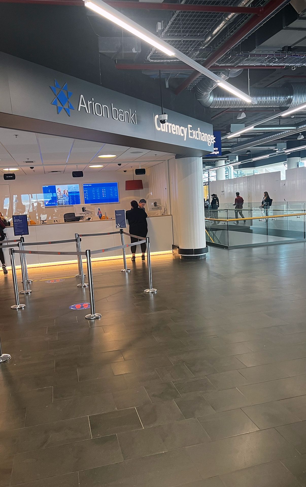 Arion Bank inside Keflavik Airport