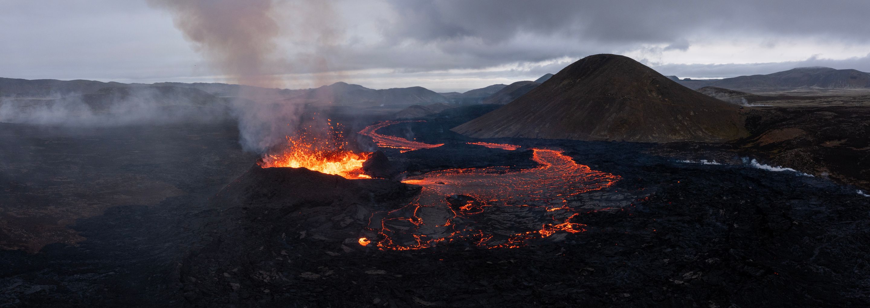 Litli-Hrútur Volcano lava field, Iceland