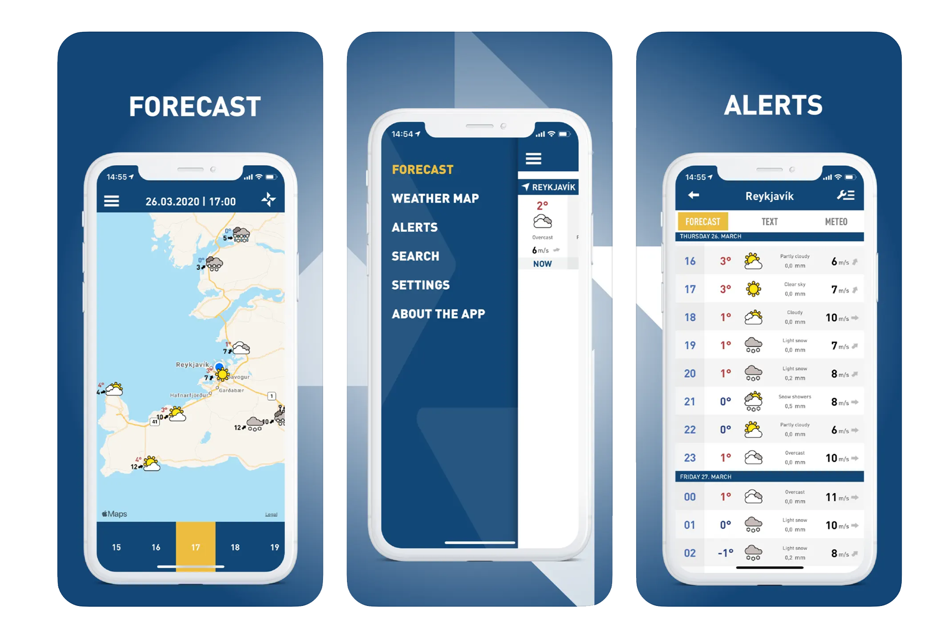 App for the Icelandic Meteorological Office in Iceland