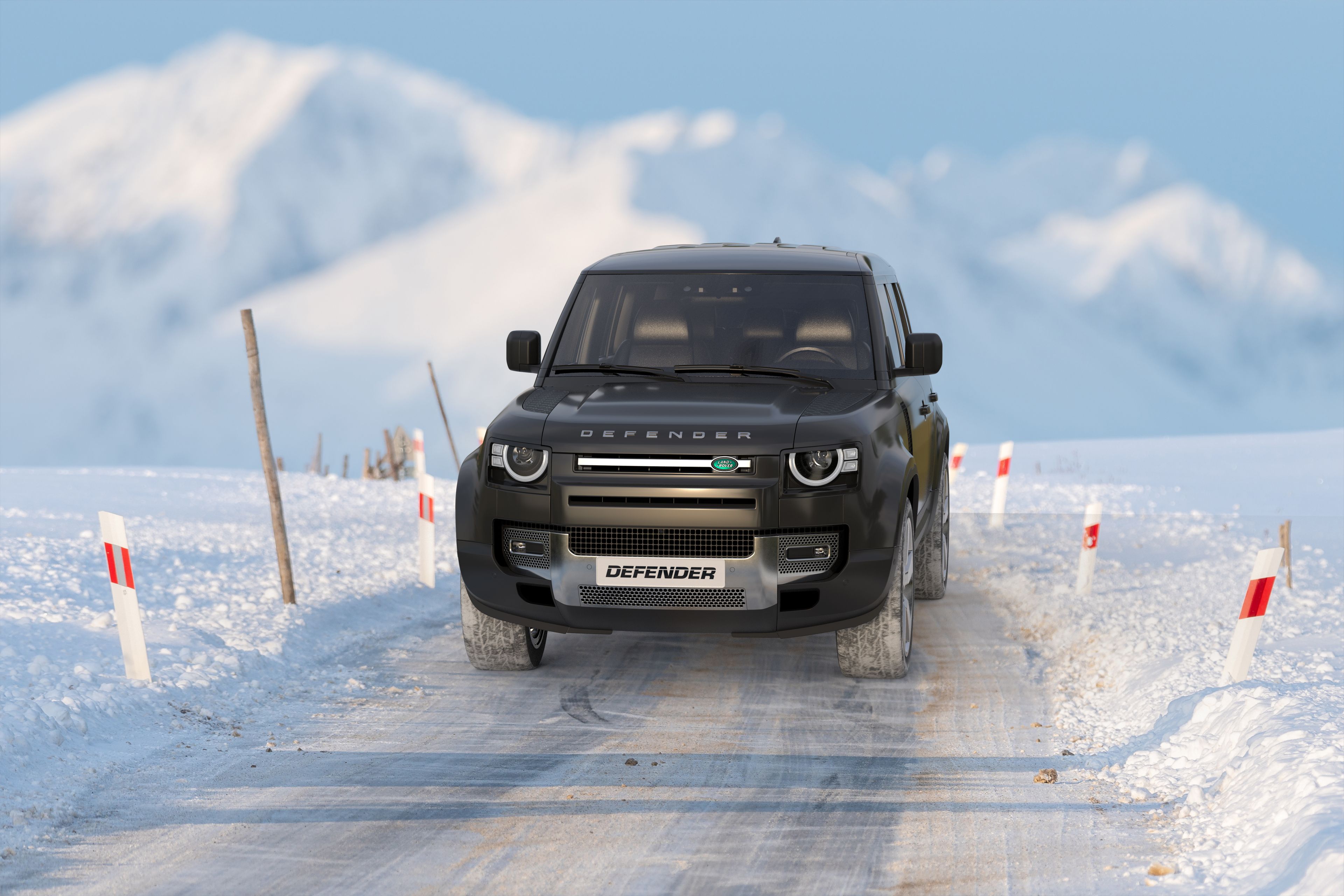 Alquiler de coche Land Rover Defender en Islandia.