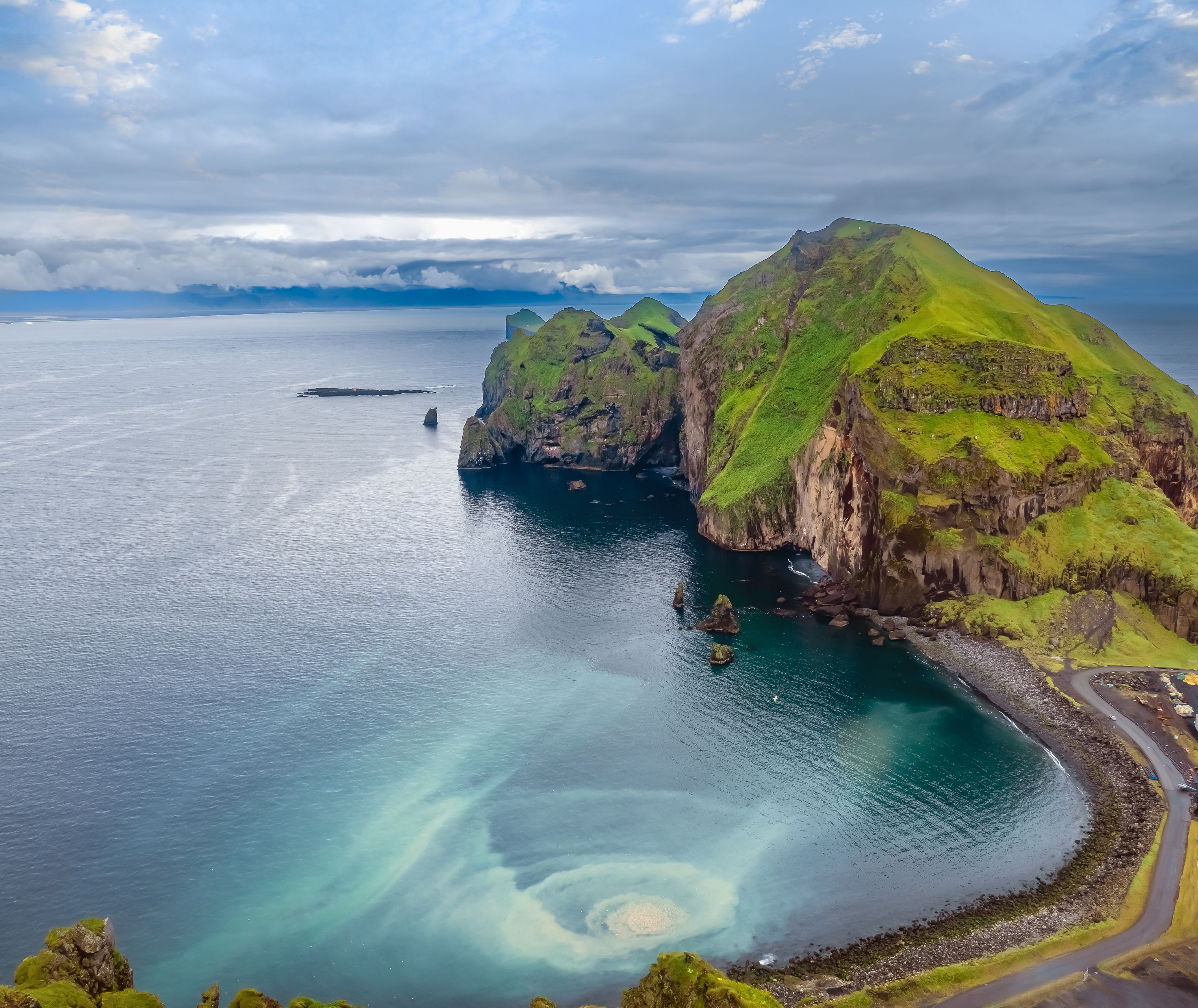 Heimaey Island in Iceland