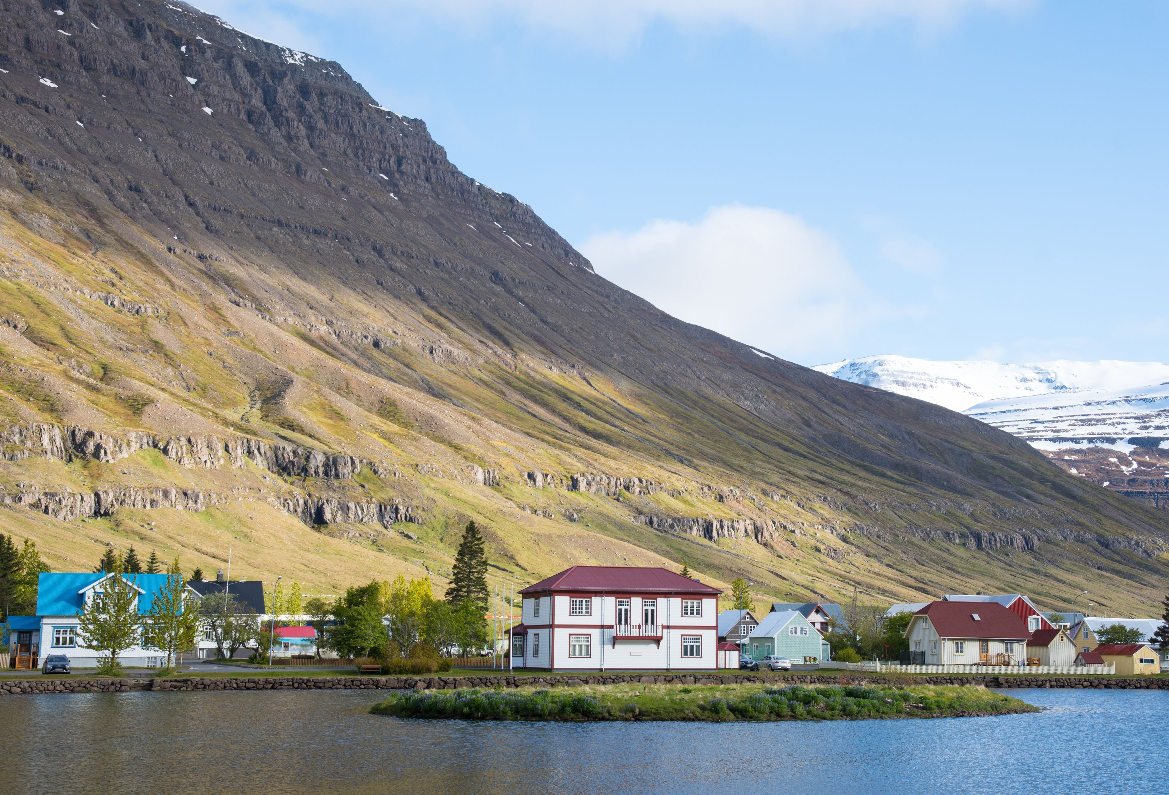 Town of Seyðisfjörður, Iceland