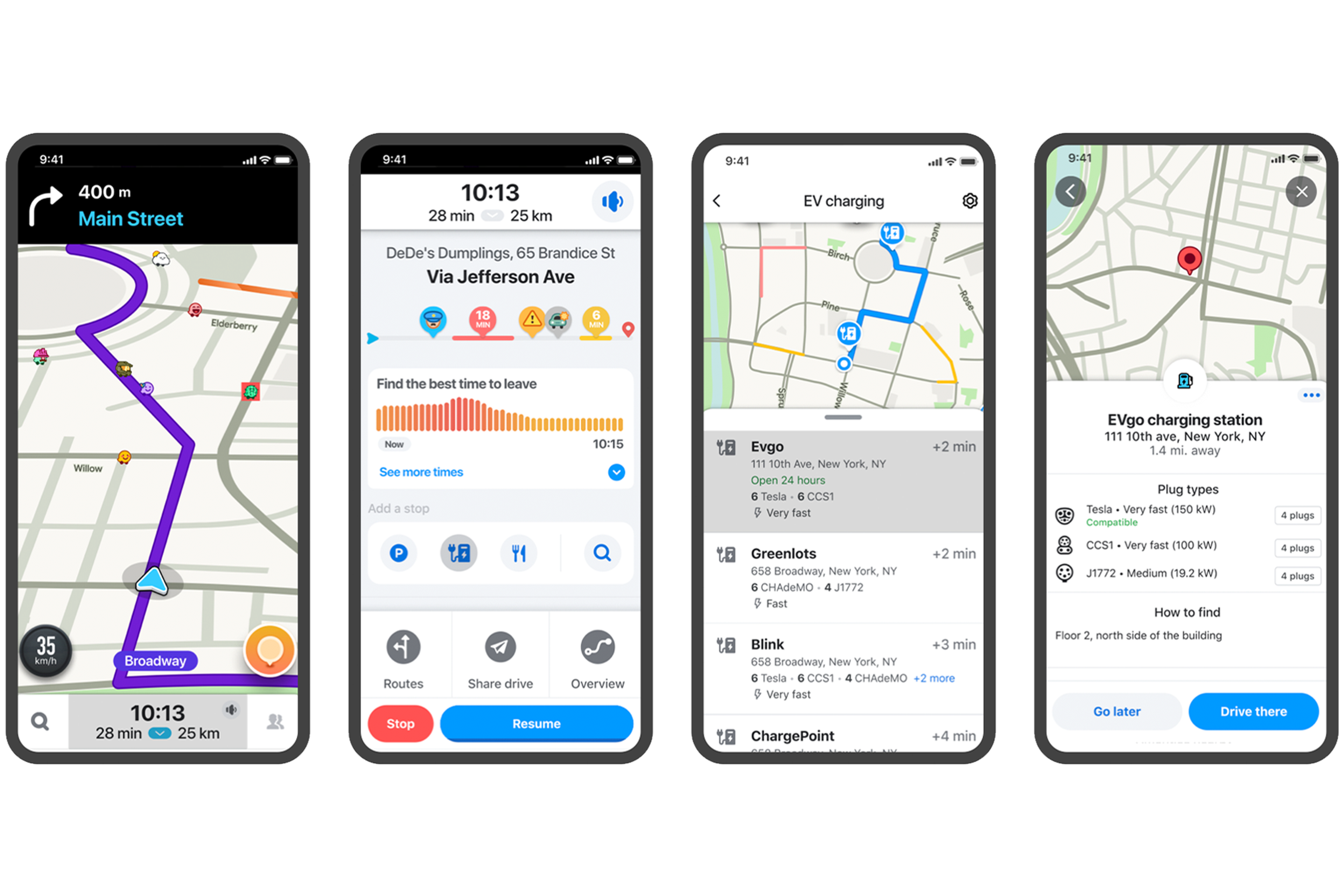 Waze-Navigations- und Live-Verkehrs-App