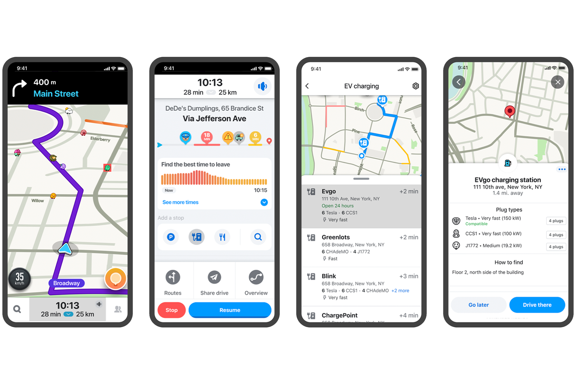Waze-Navigations- und Live-Verkehrs-App