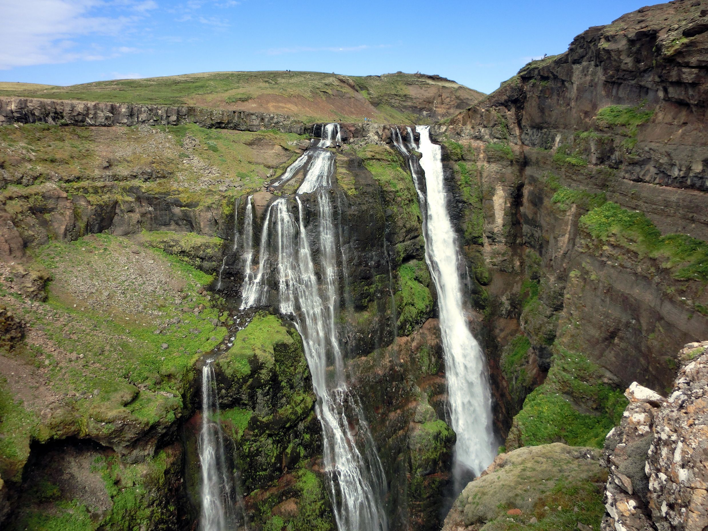 Glymur Waterfall in Iceland