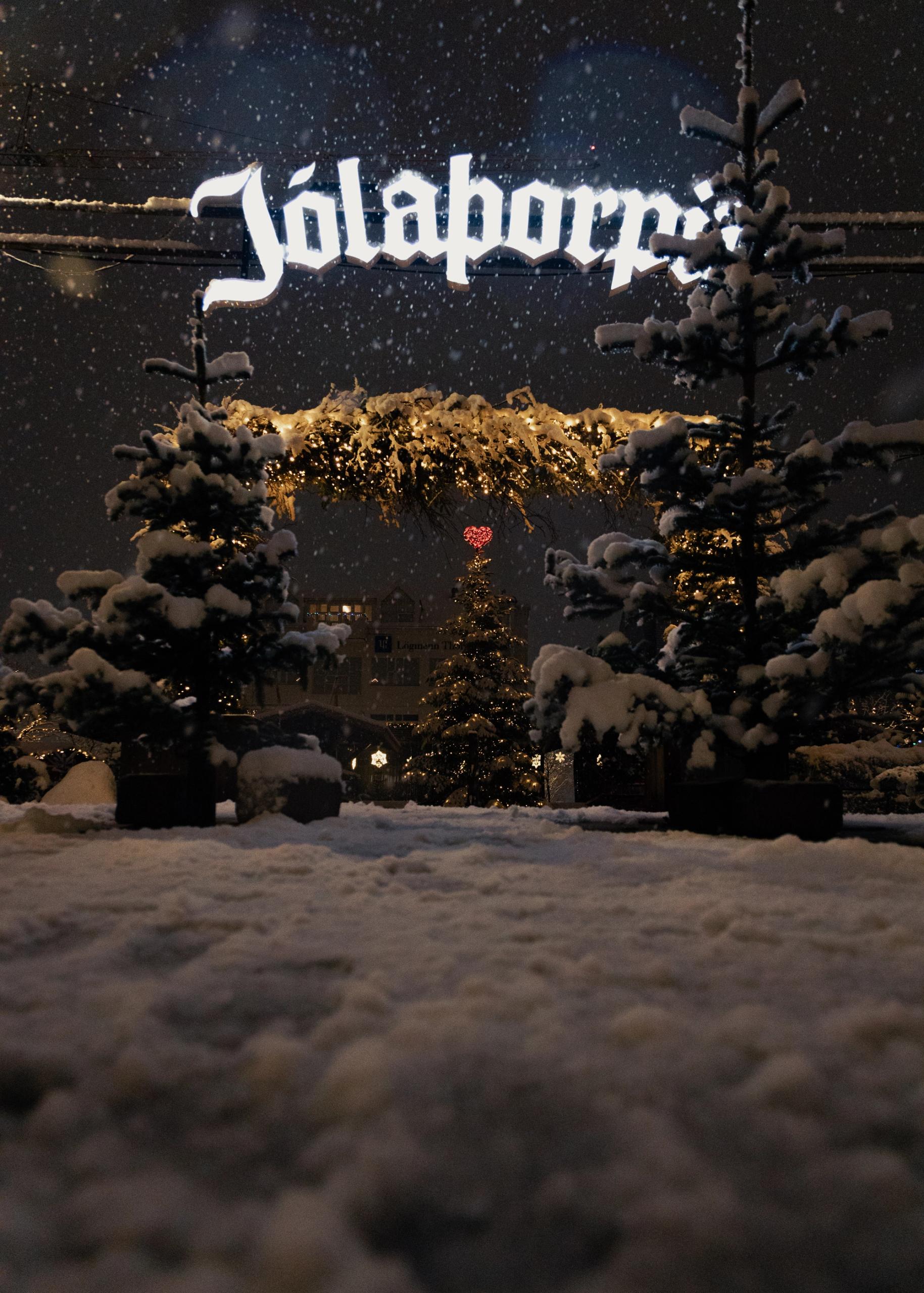 Christmas market in Iceland