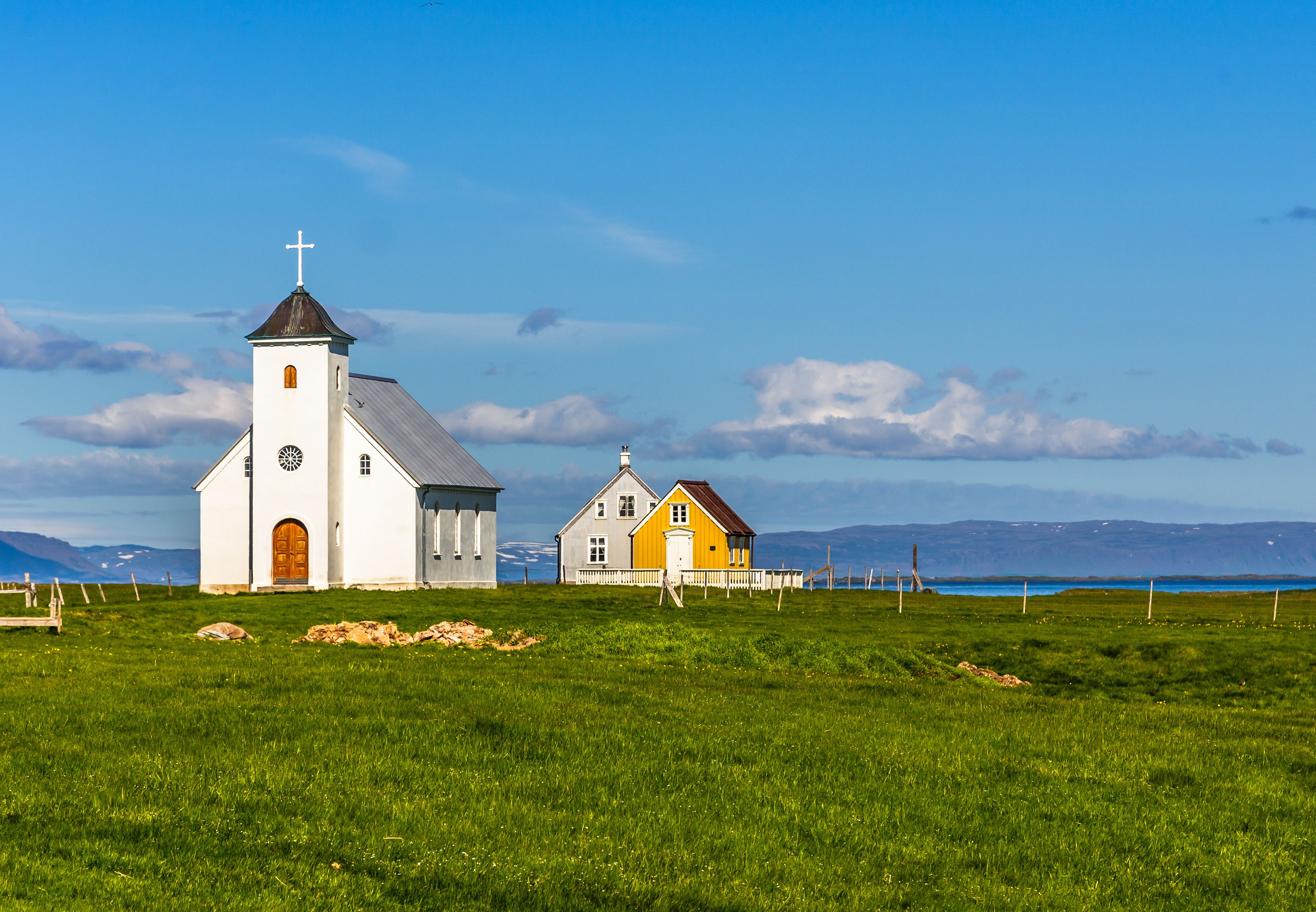 Flatey Island church