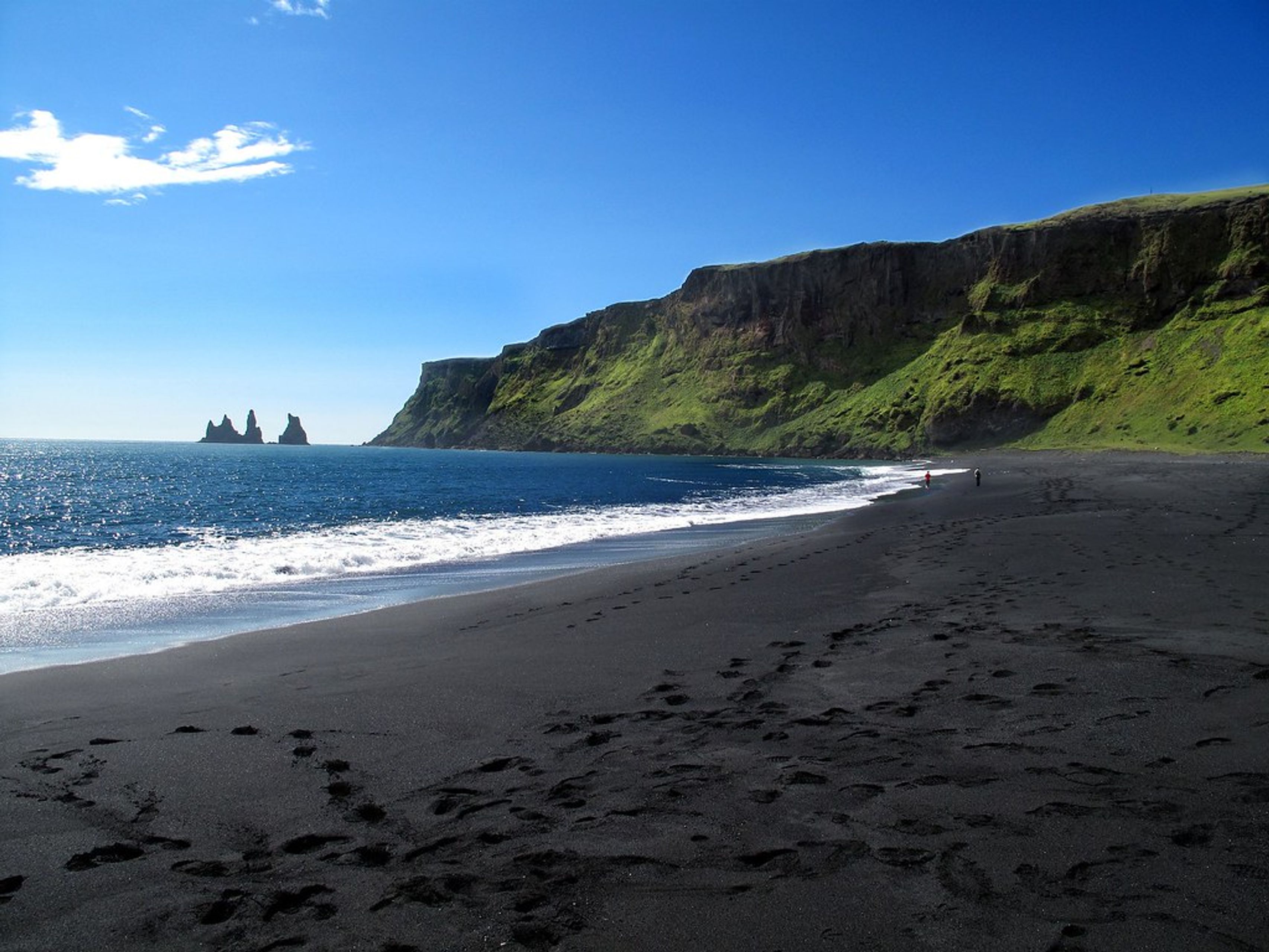 black sand beach, Vik, Iceland 