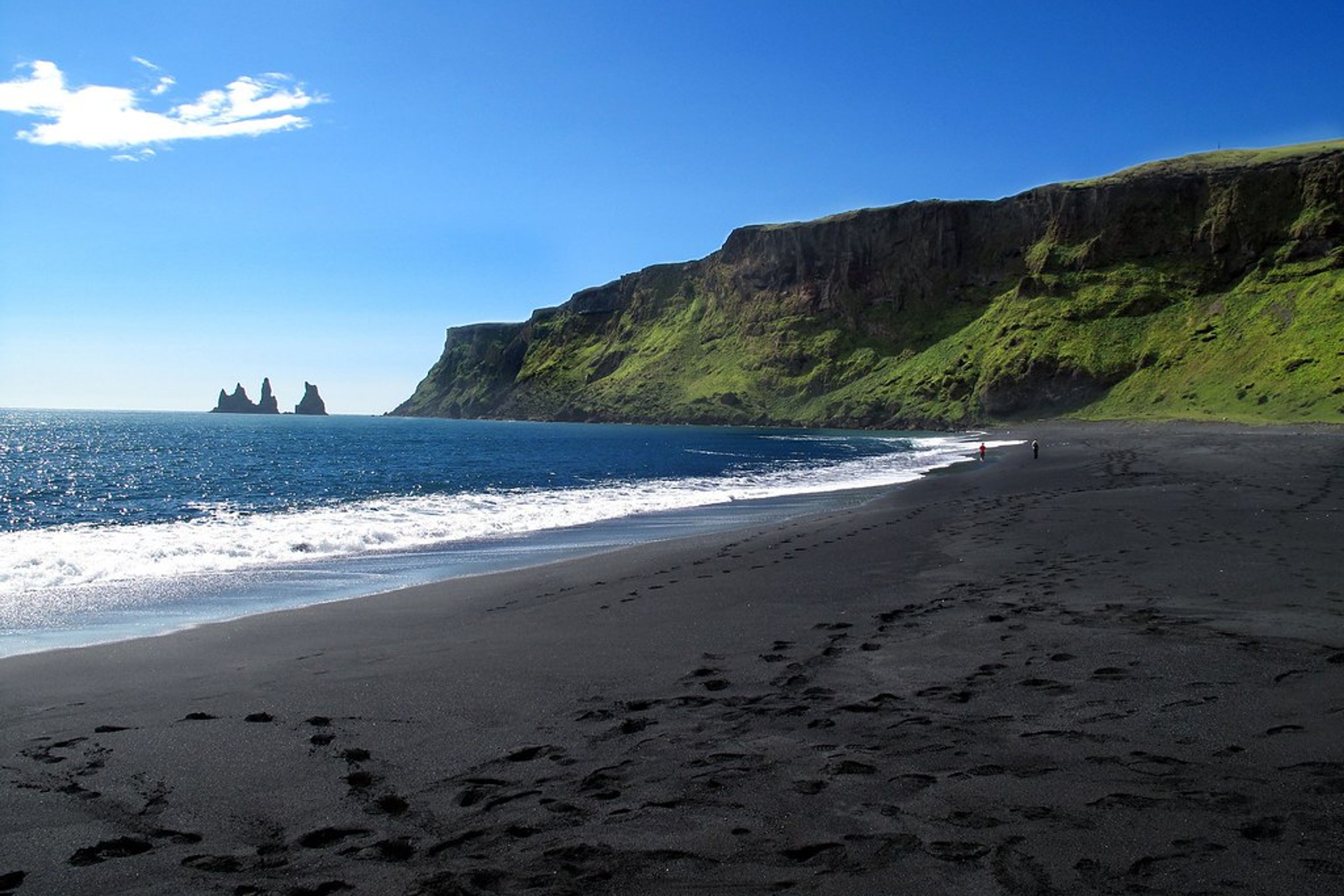 black sand beach, Vik, Iceland 