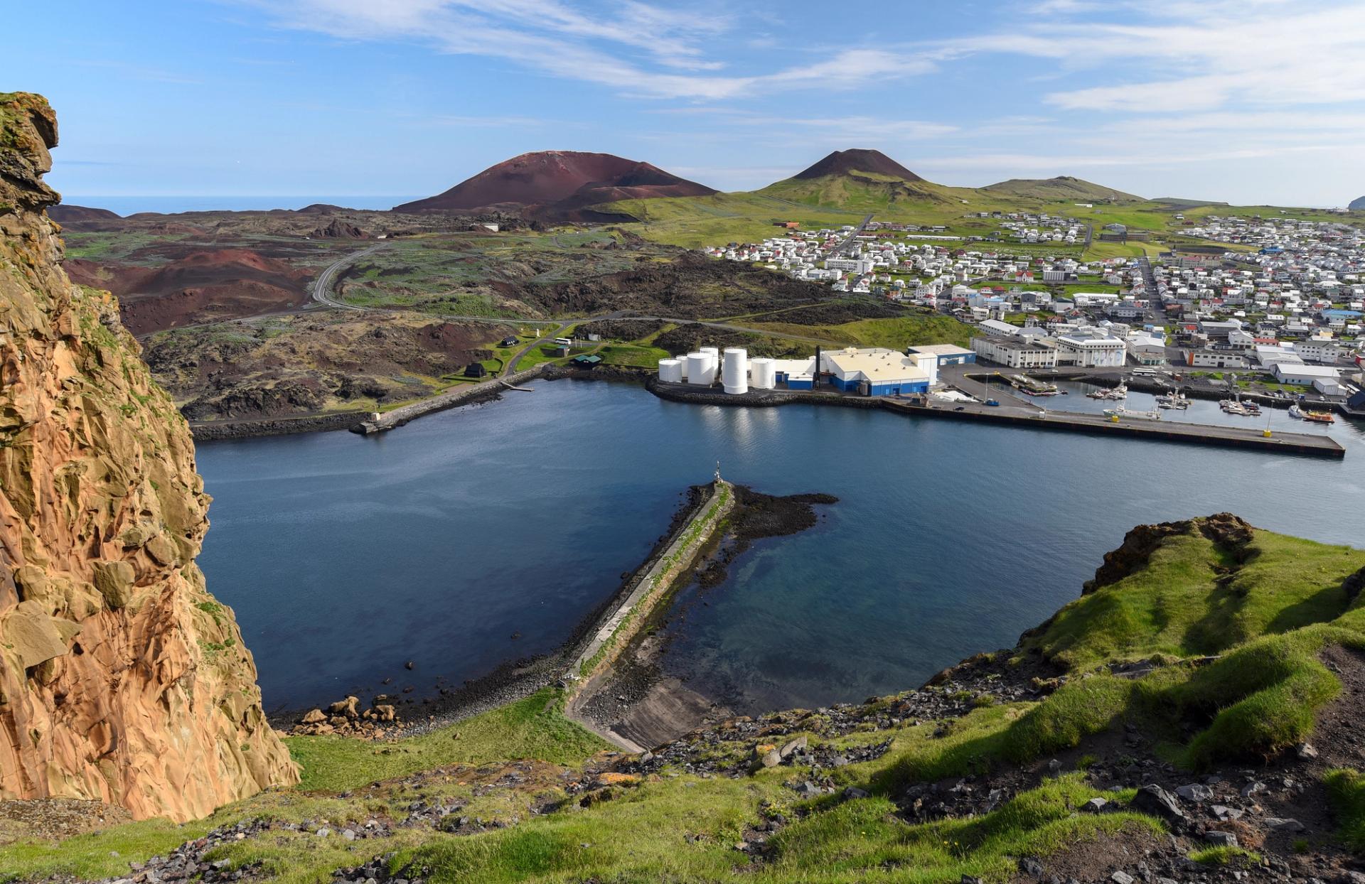 Vestmannaeyjar in Iceland 