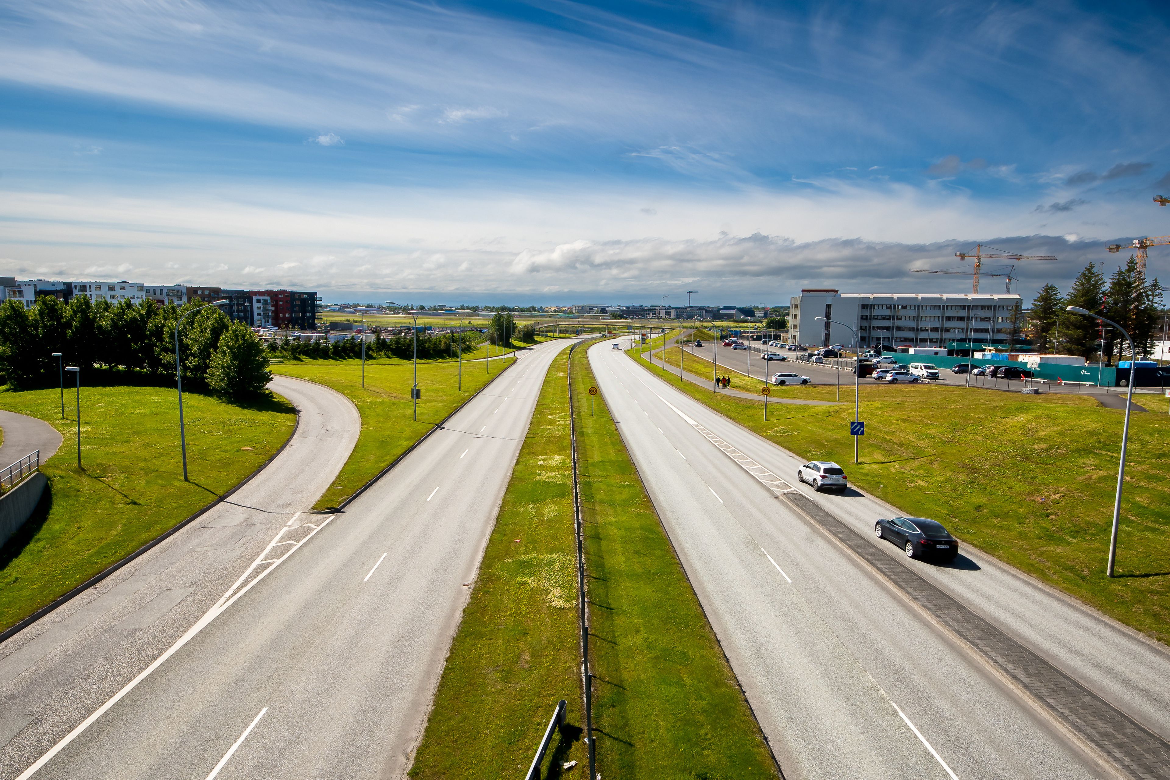 Reykjavik urban road