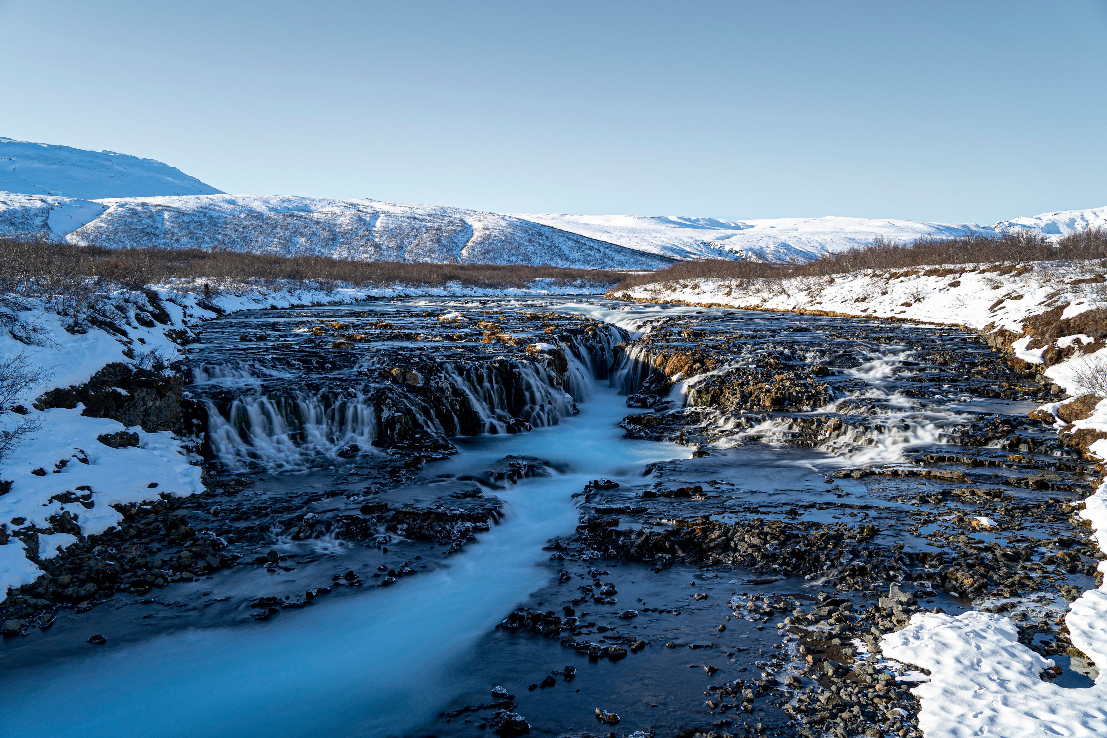 Bruarfoss en invierno