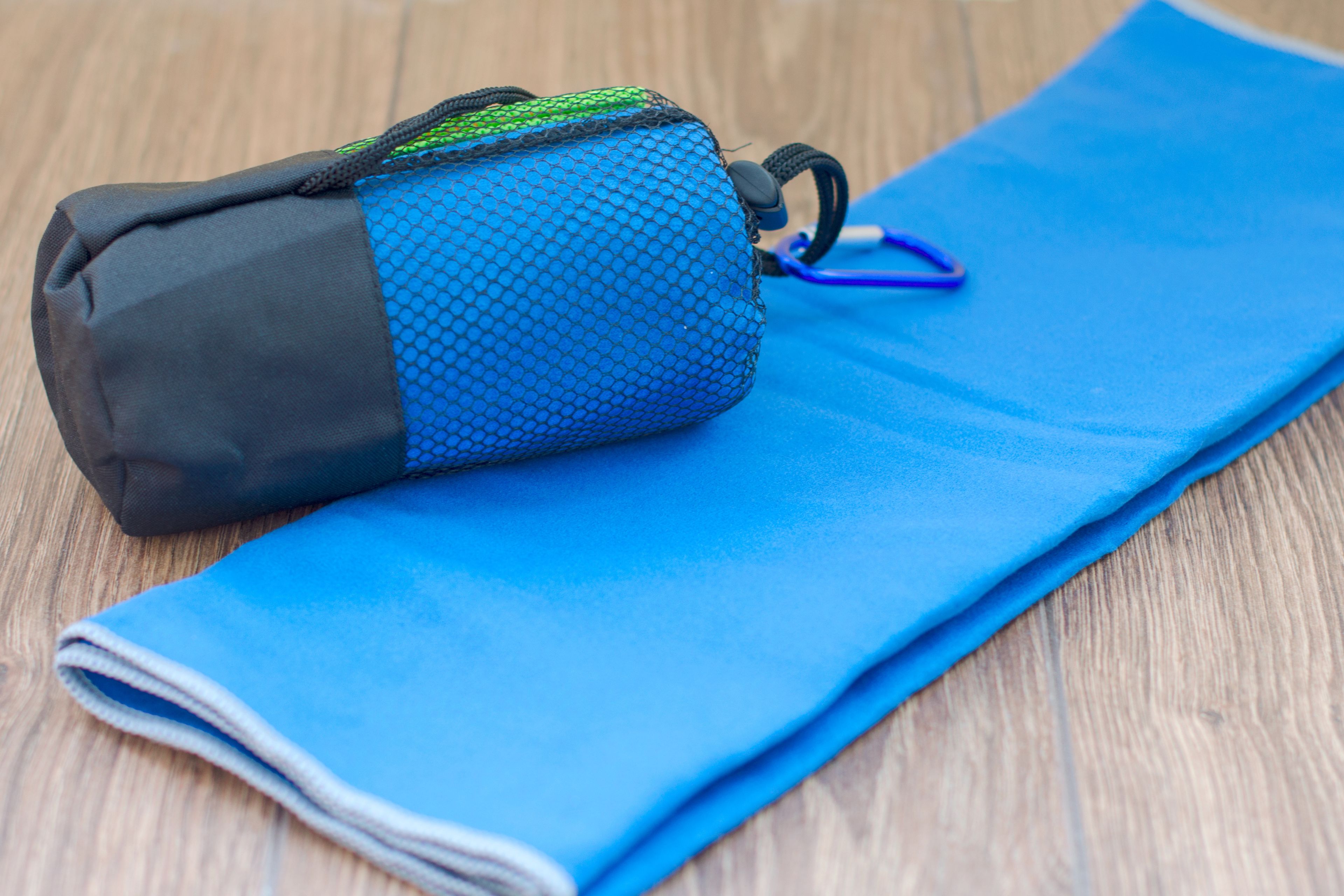 Reusable waterbottle and travel towel