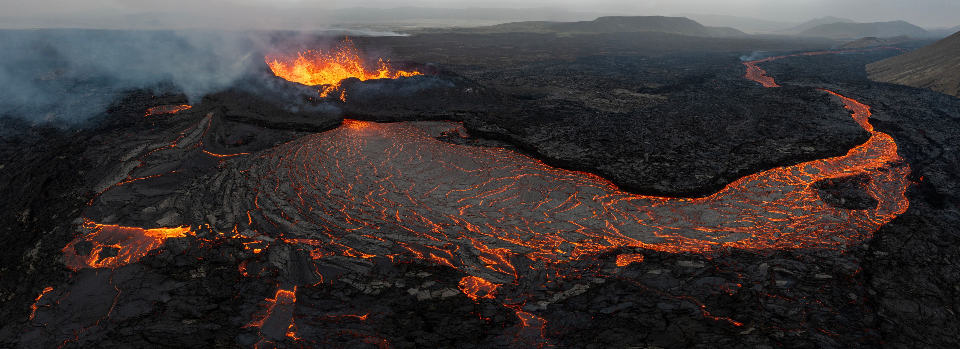 Litli - Hrutur, erupción volcánica de 2023