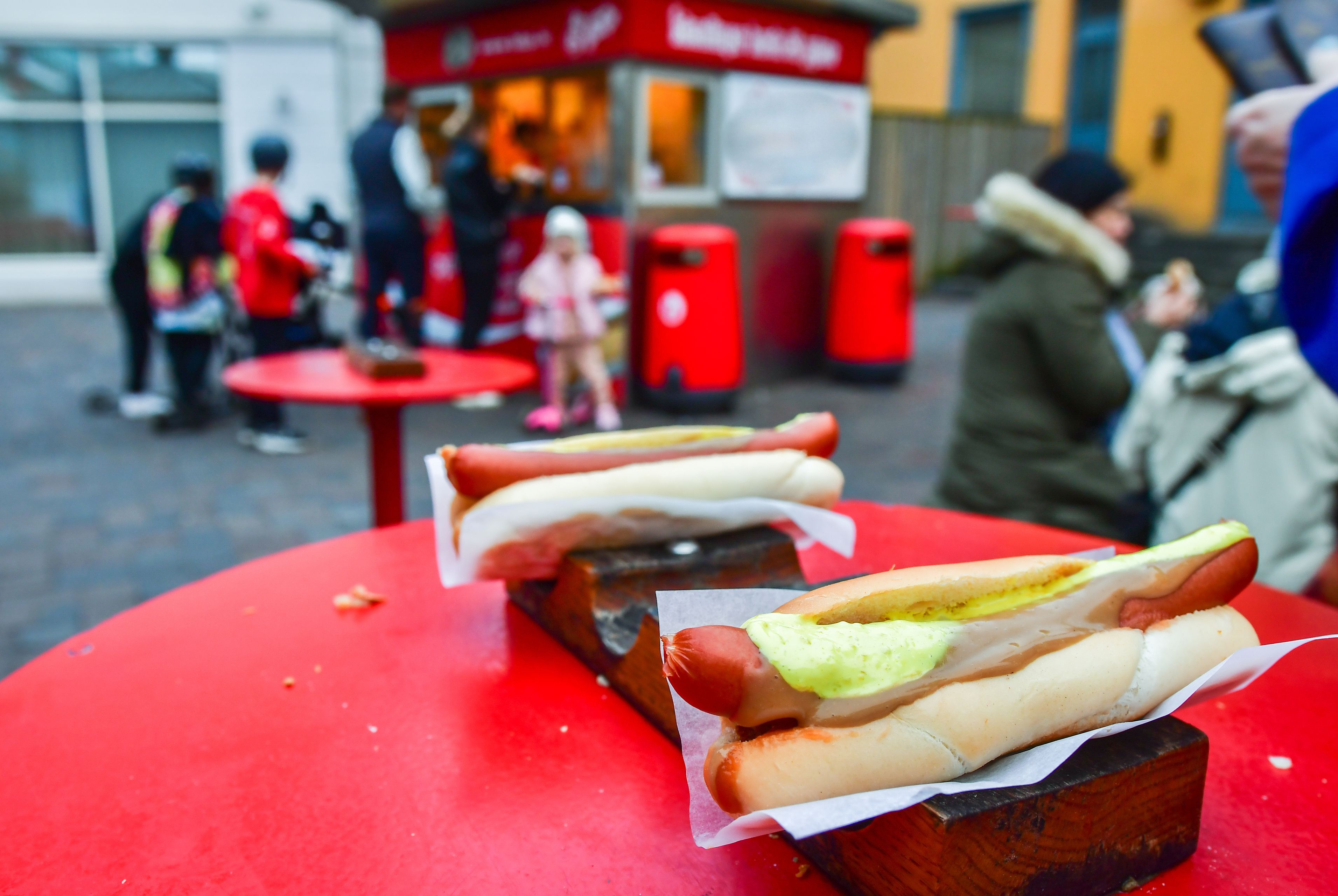 Hot dogs in Iceland