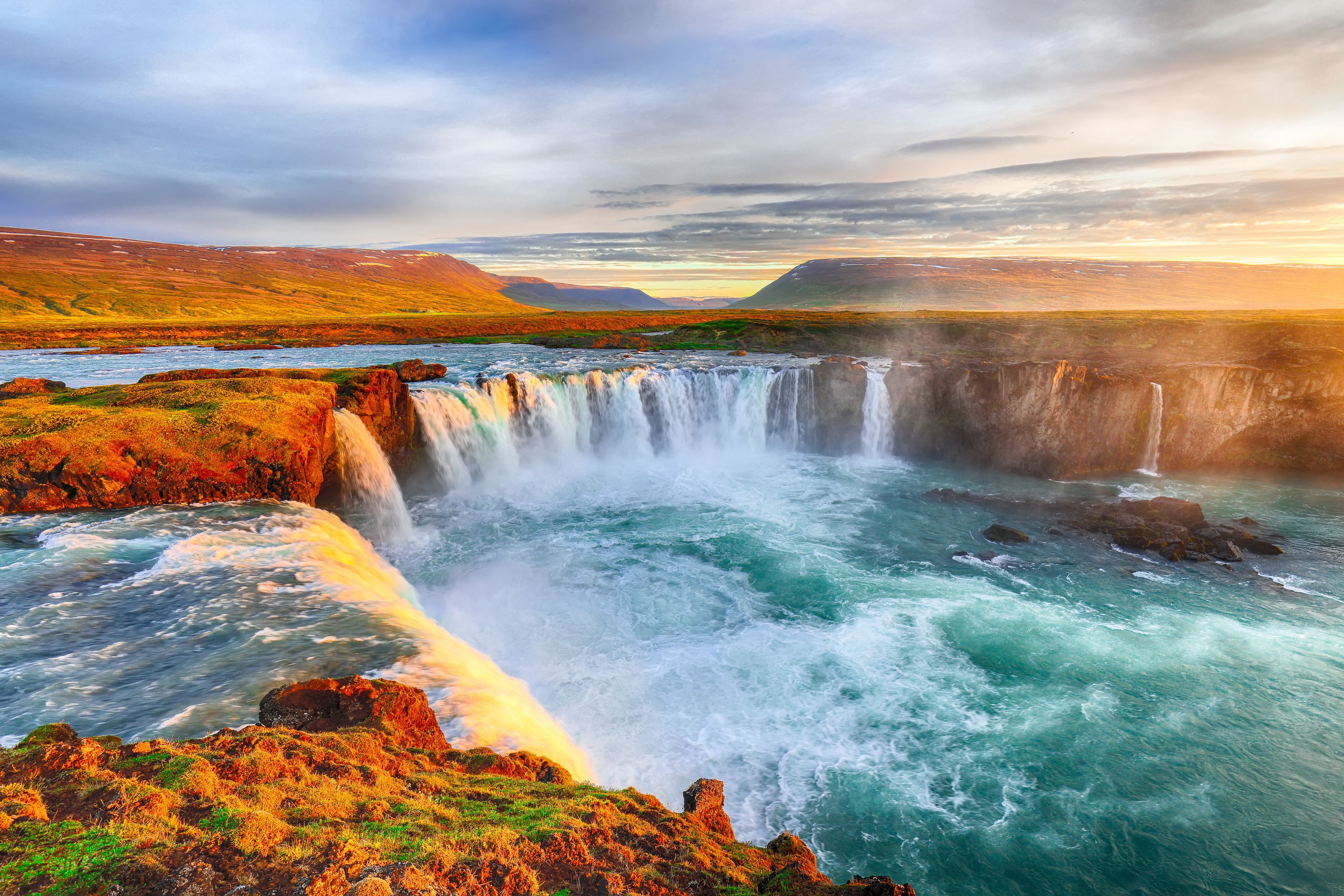 Godafoss waterfall in Autumn