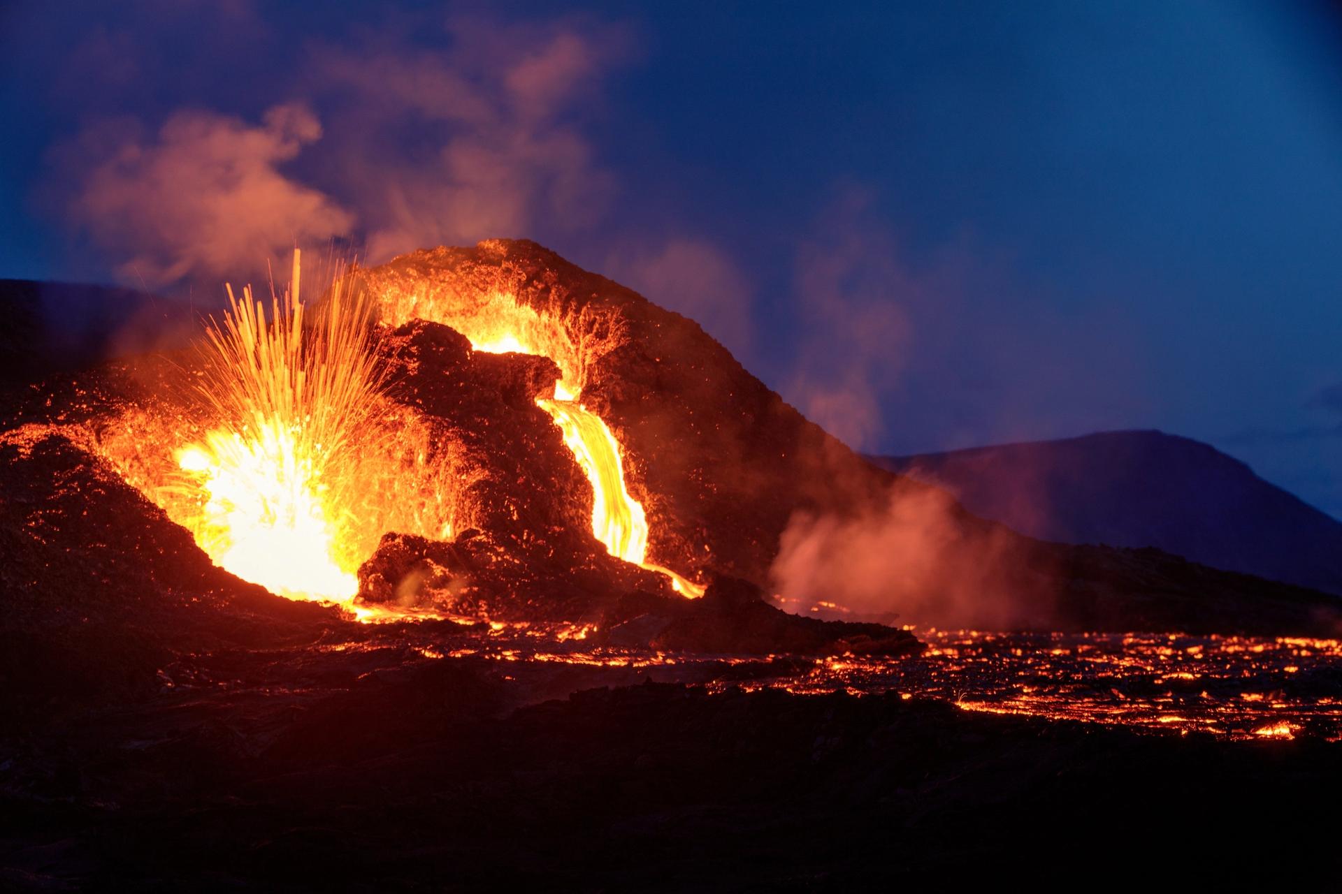 The Fagradalsfjall volcano eruption in 2022