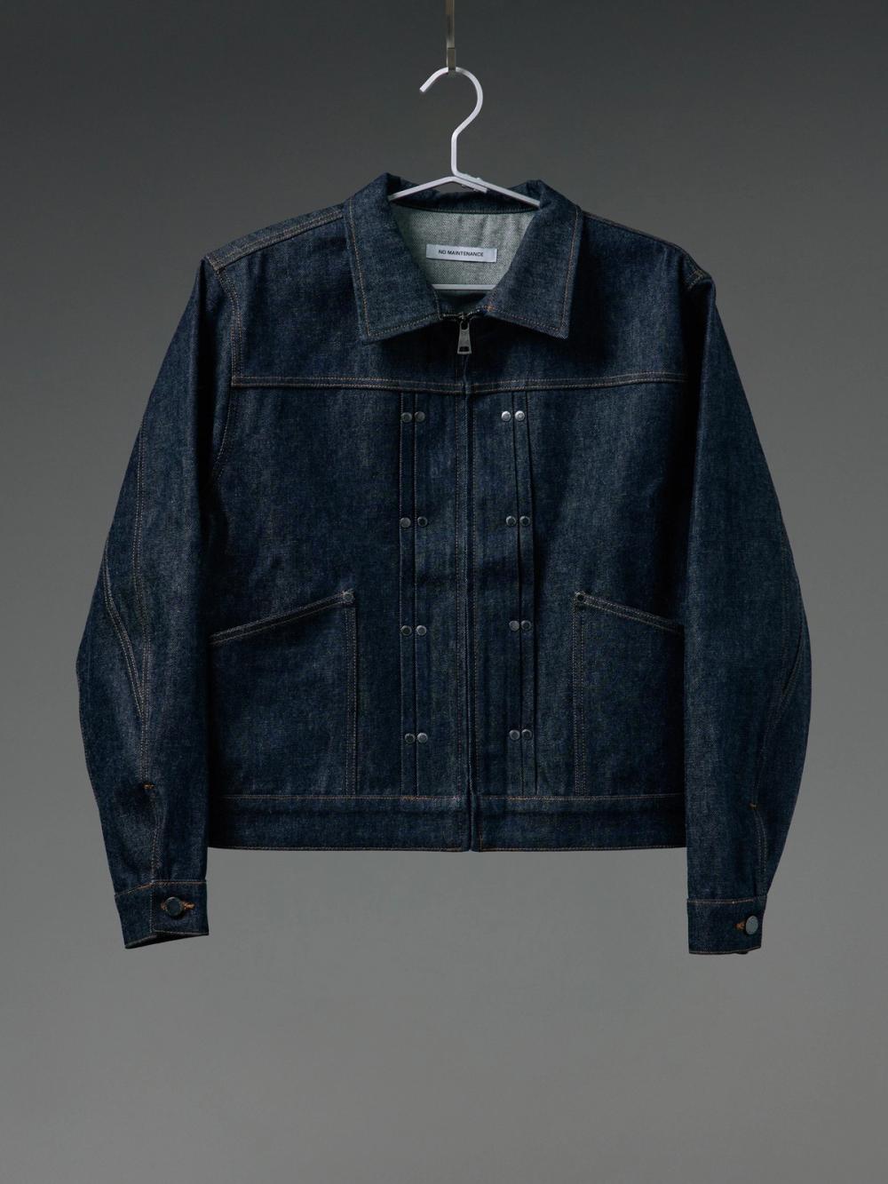 Indigo double-rivet denim jacket