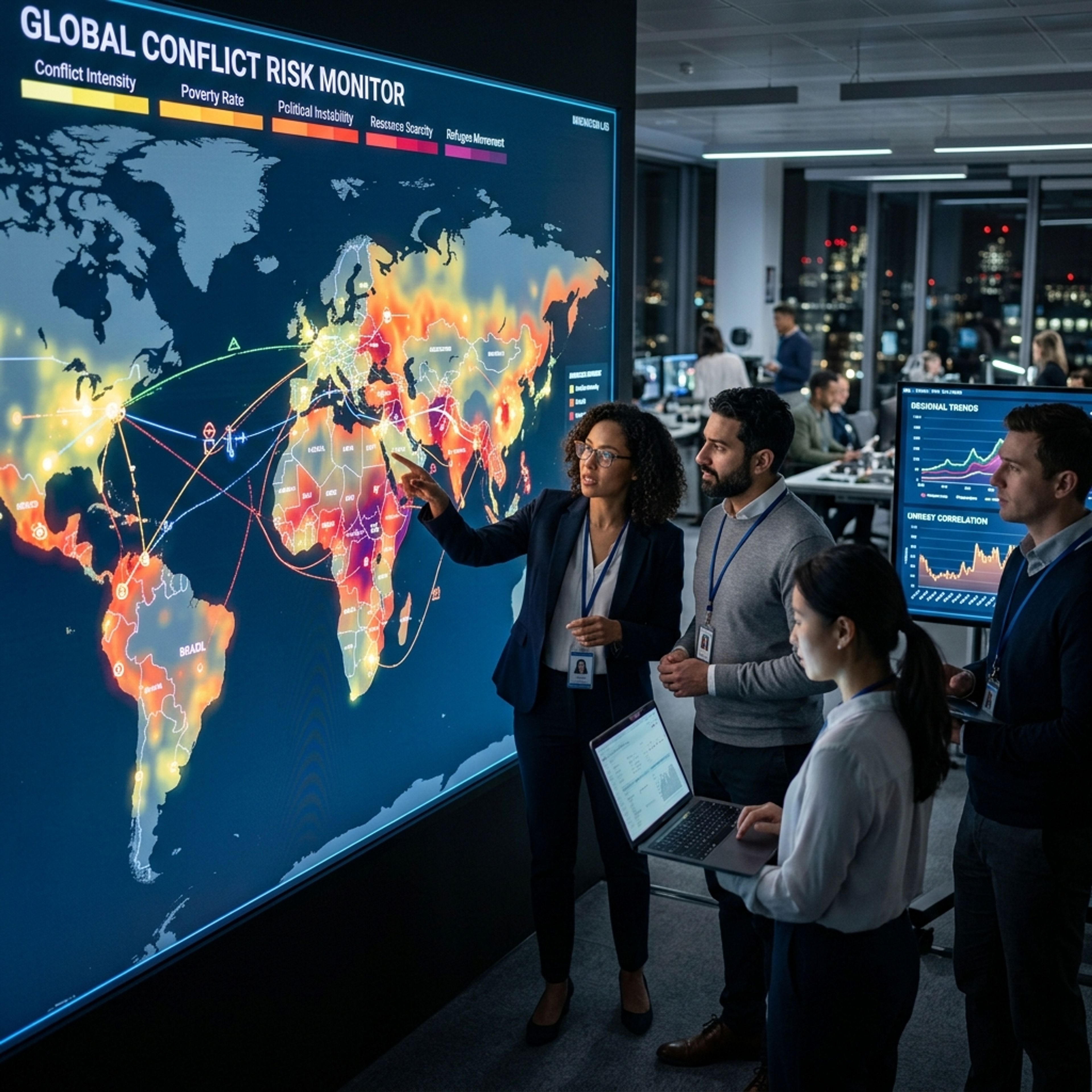 Exploring the key drivers of conflict risk