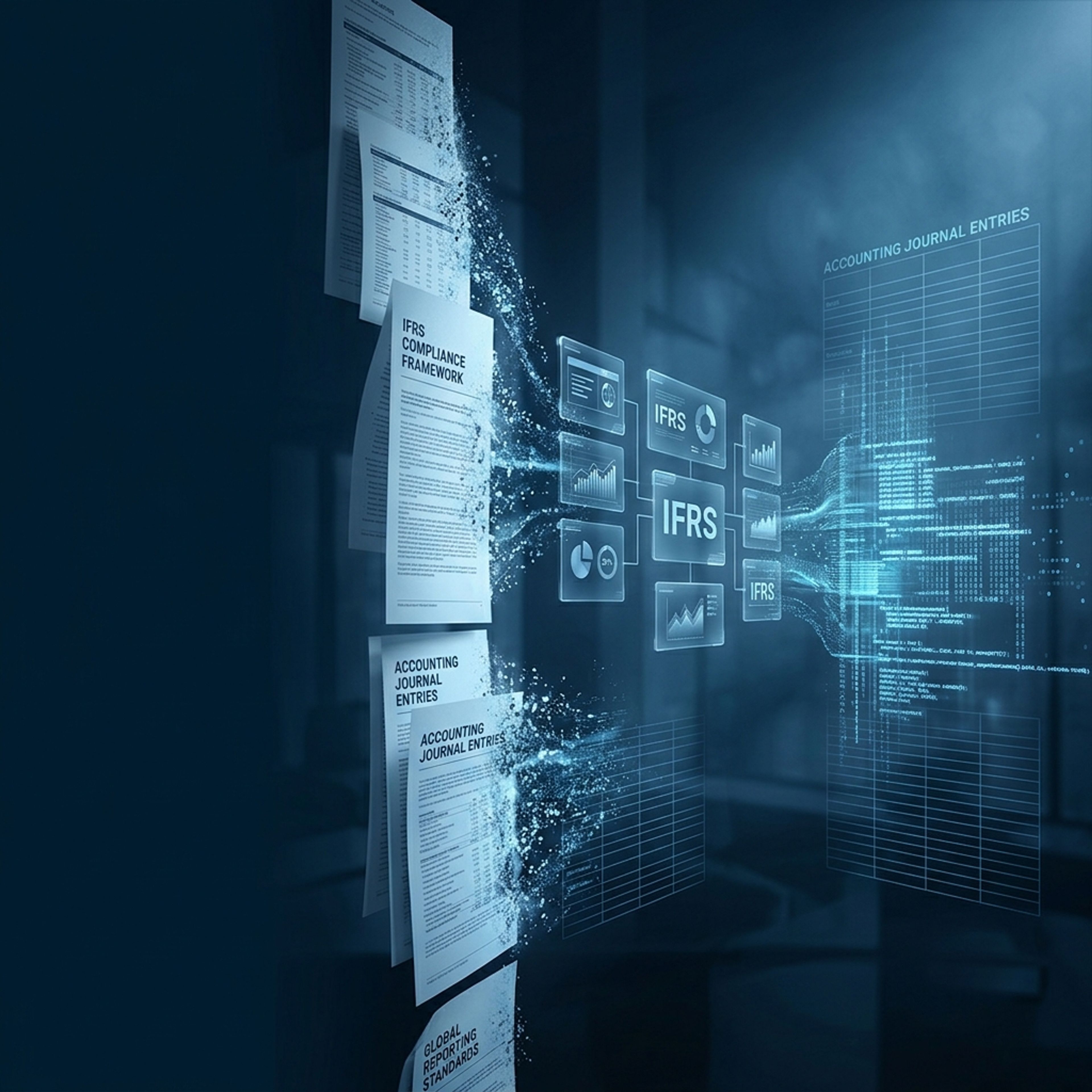 Abstract IFRS data streams and compliance matrices