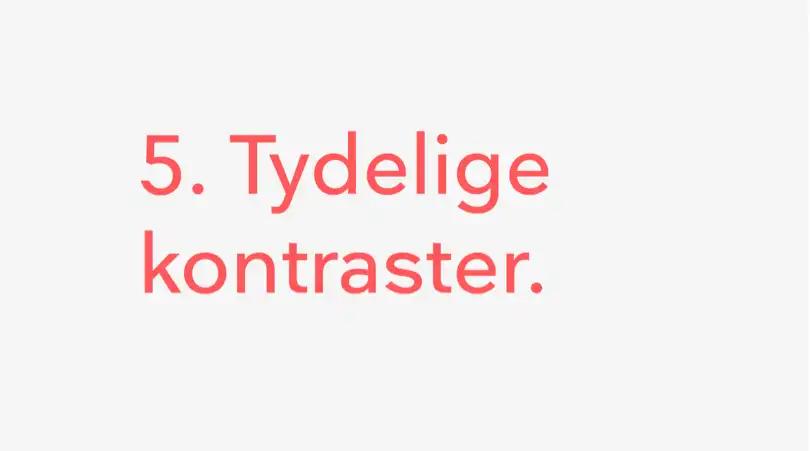 Bilde av prinsipp 5 av enturs merkevare