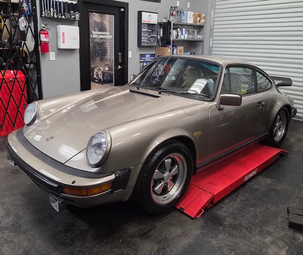 Porsche serviced at Wheels & Wrenches