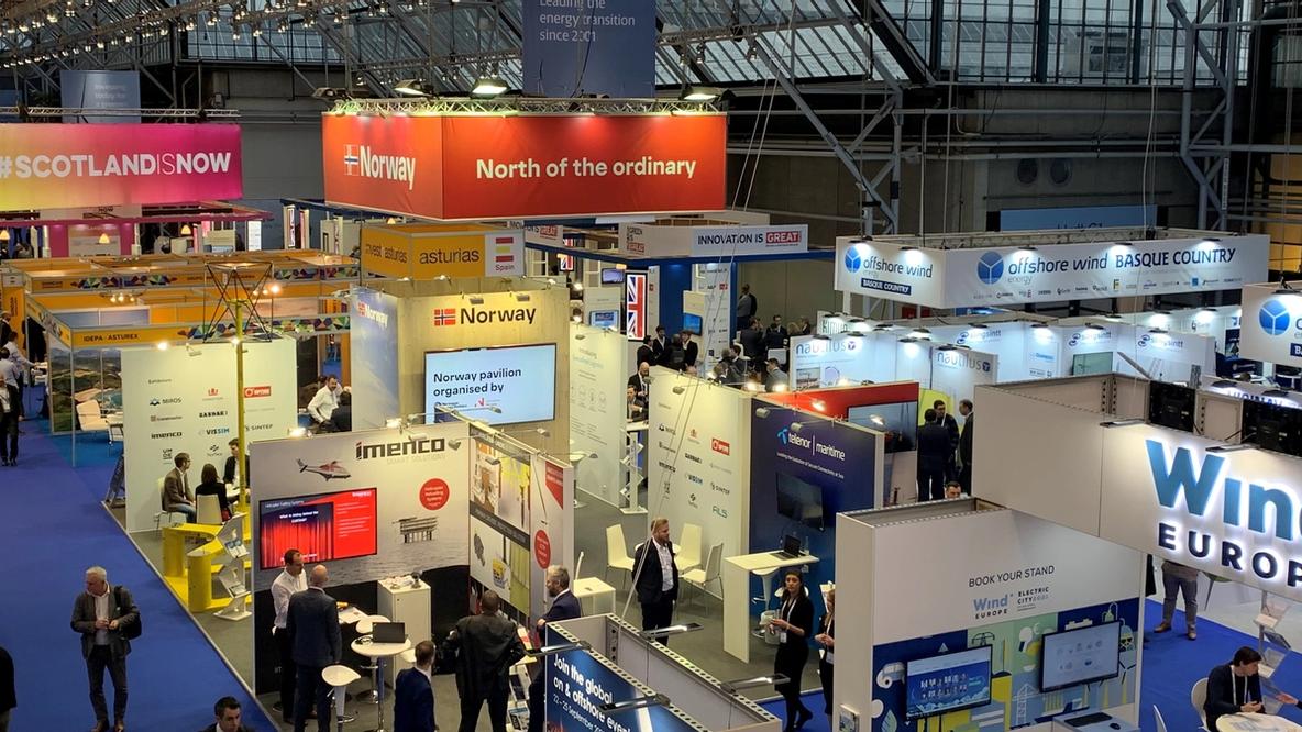 Photo of the Norway pavilion at the Offshore 2019 exhibition