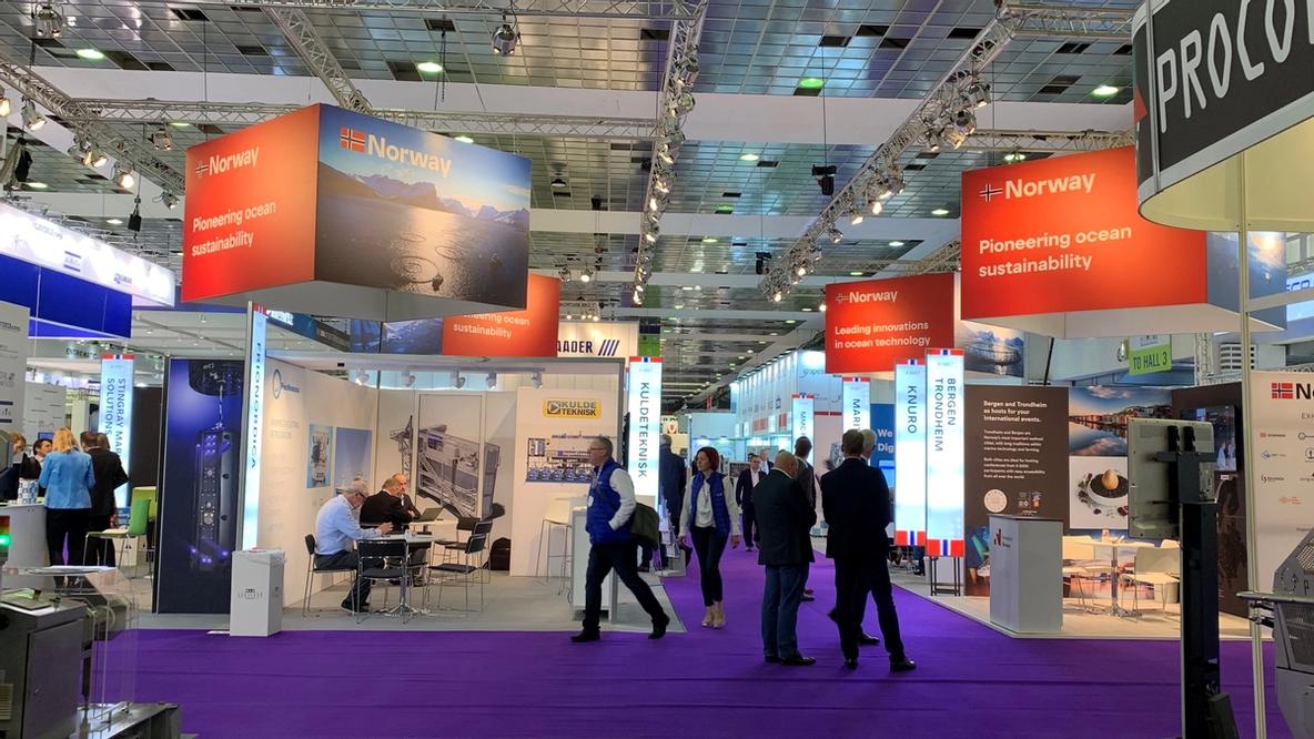 Photo of the Norway pavilion at SPG 2019