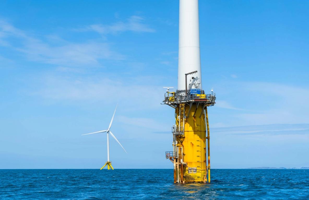 Floating offshore wind turbine in Norway