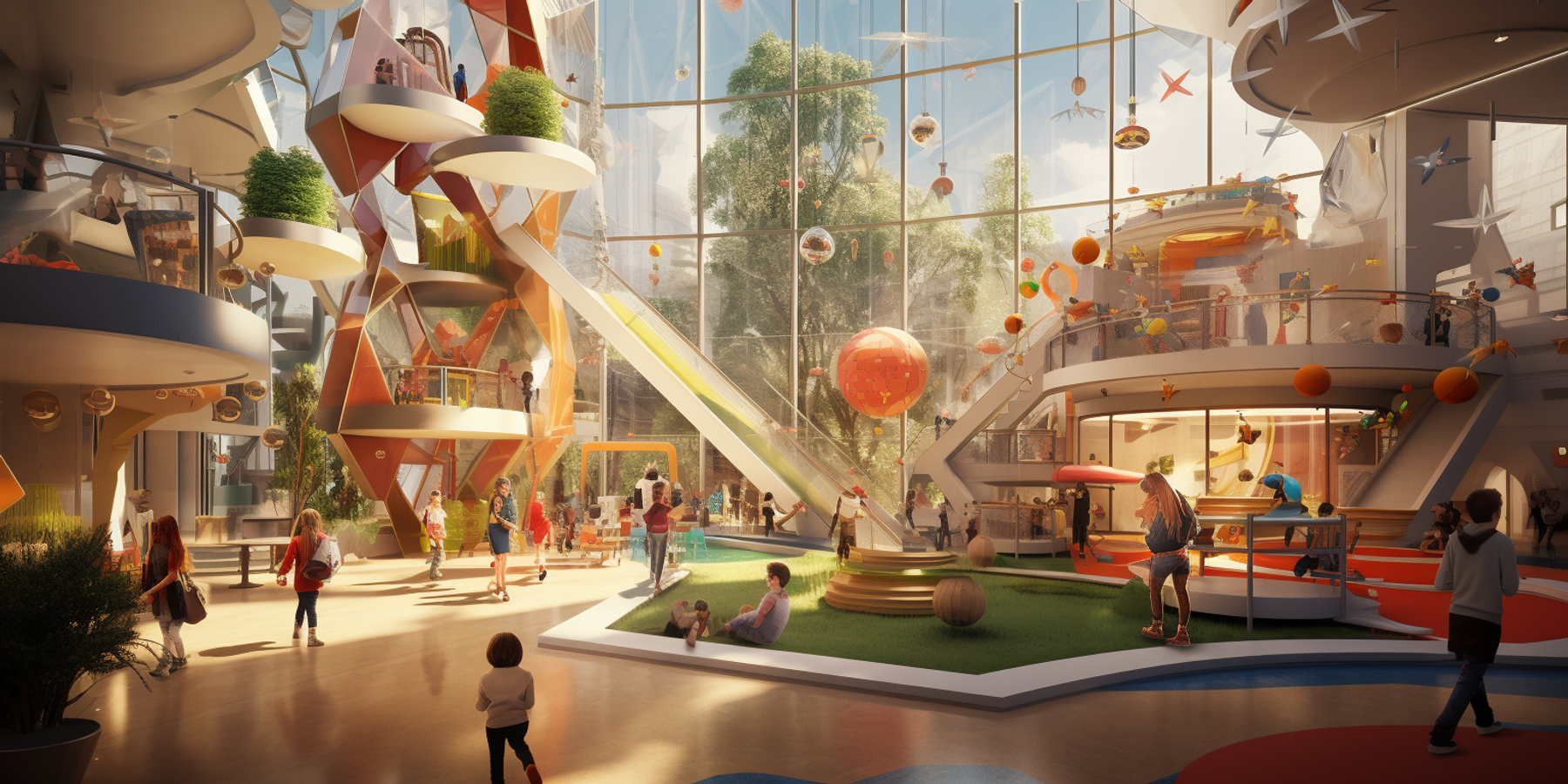 Childcare unit rendering