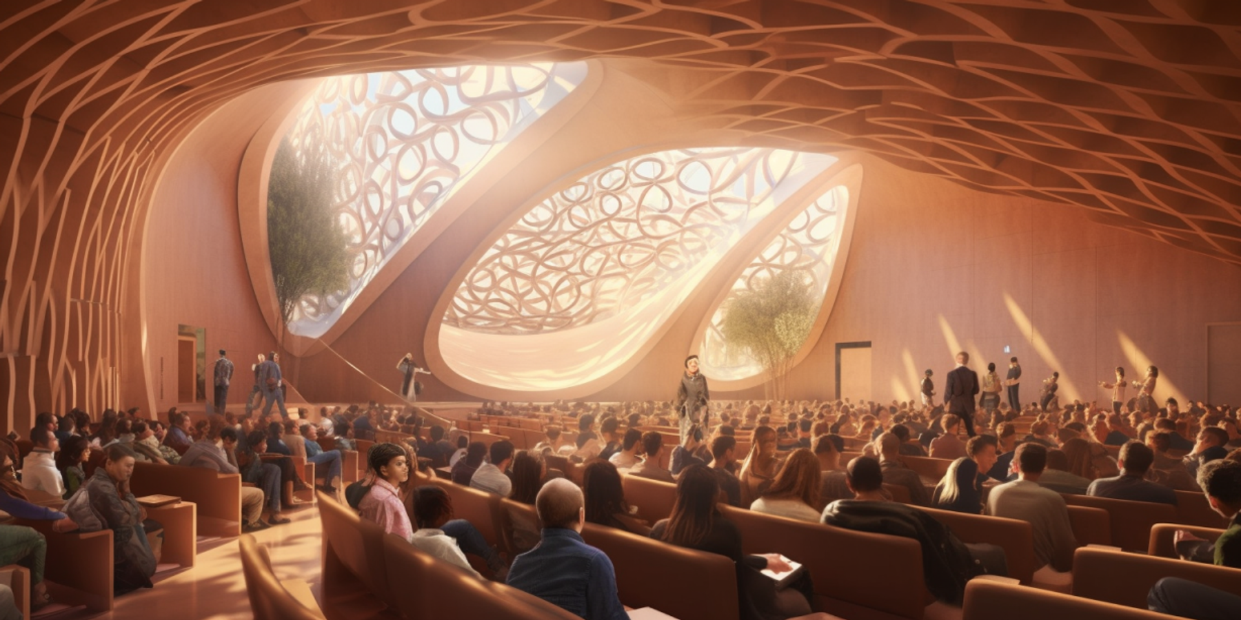 Rendering of auditorium