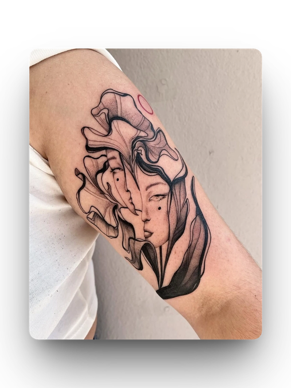 Λεπτή Γραμμή (@raniatattoos, GR)