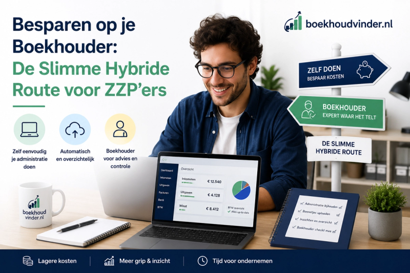 Besparen op je Boekhouder: De Slimme Hybride Route voor ZZP’ers