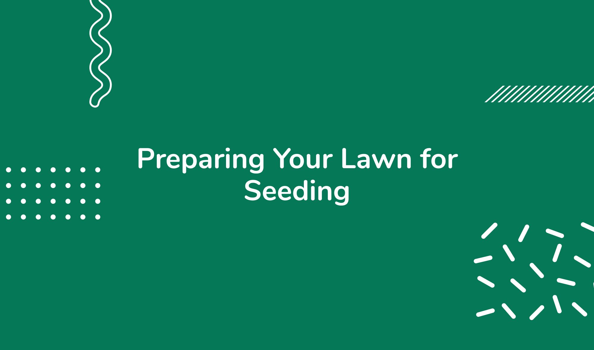 Preparing Your Lawn for Seeding