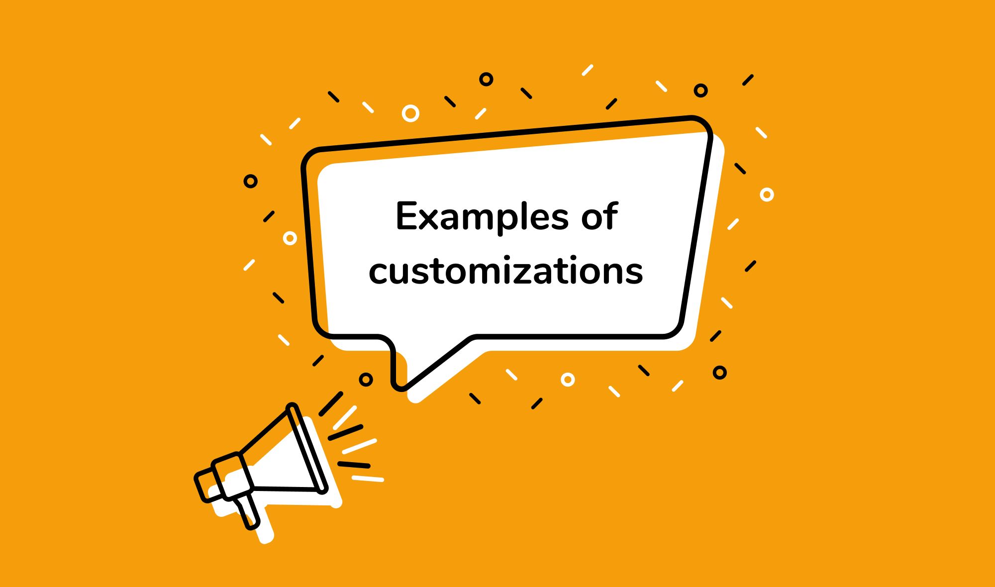 Provide examples of customizations for different types of fences