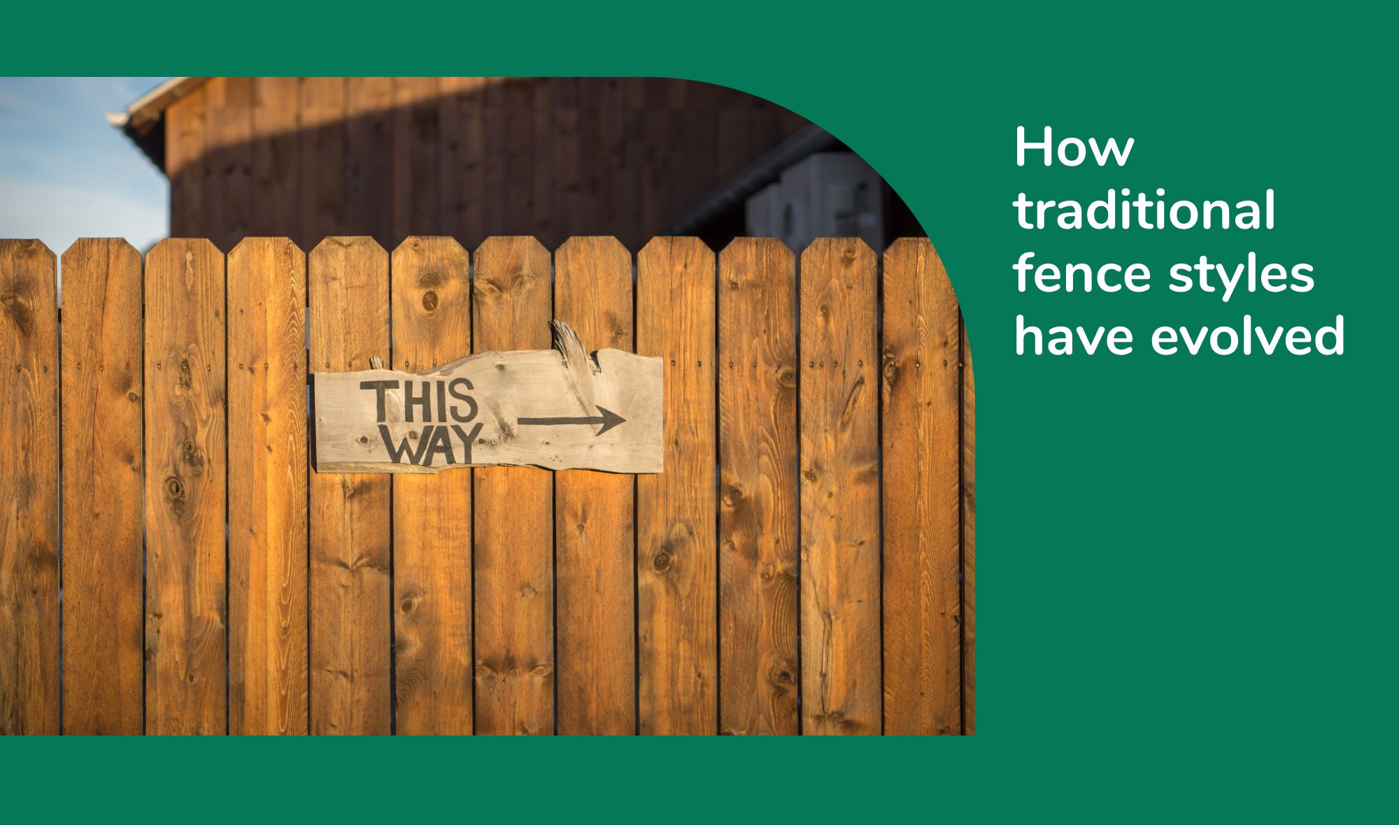 How traditional fence styles have evolved and their influence on modern fencing options