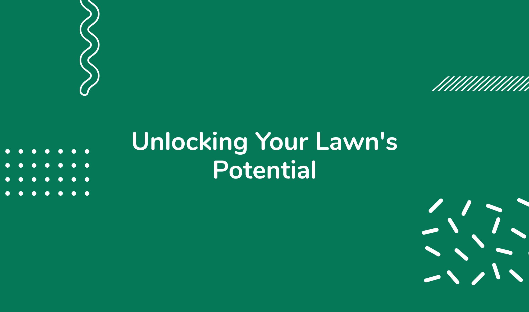 Unlocking Your Lawn's Potential: The Art of Aeration and Overseeding