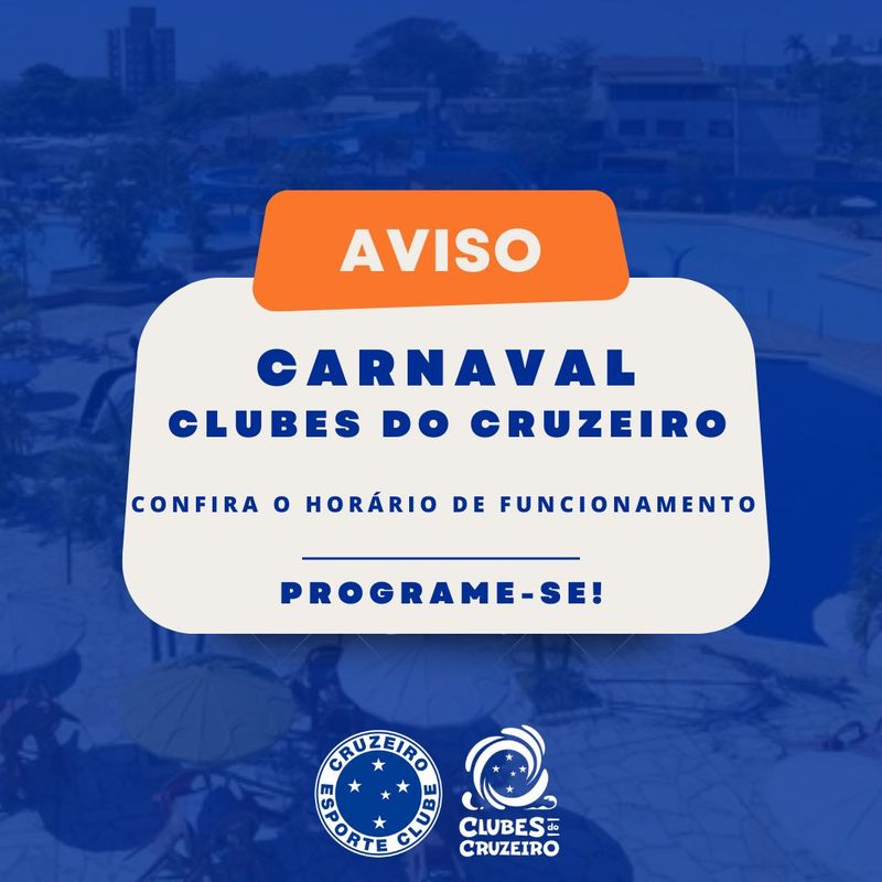 Horários de Funcionamento – Carnaval 2026