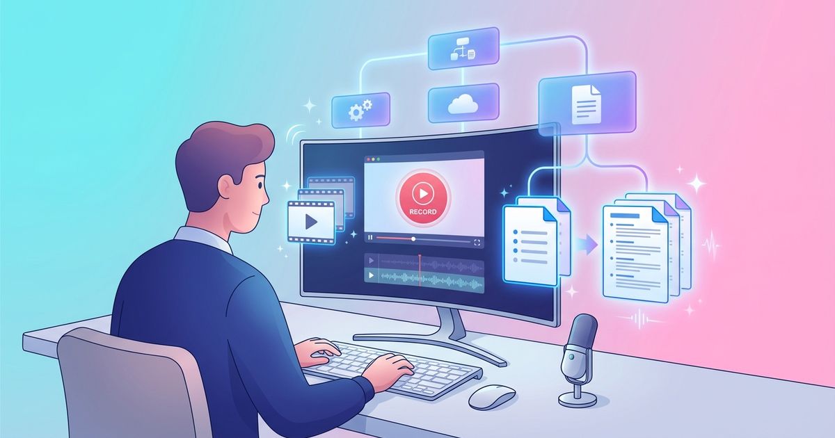 Document processes by just recording your screen