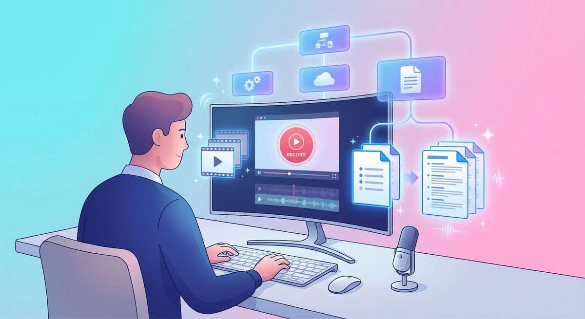 Document processes by just recording your screen