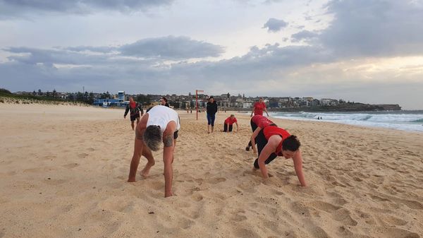 Training on the Sand in Maroubra