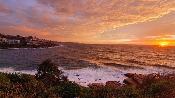 Sunrise at FEAT From Home - Lurline Bay