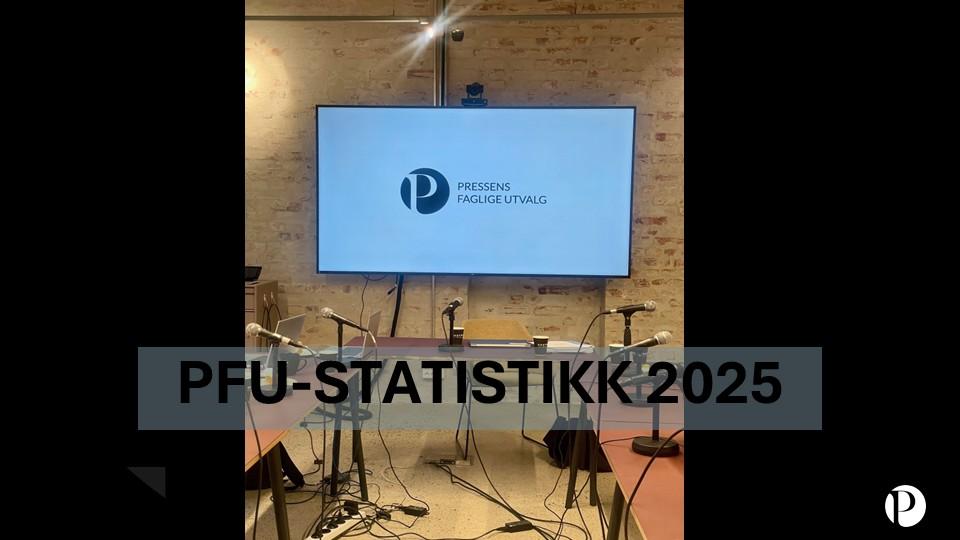 Illustrasjonsbilde til PFU-statistikk 2025