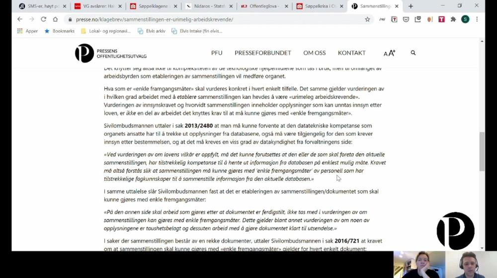 Slik får du innsyn | Norsk Presseforbund