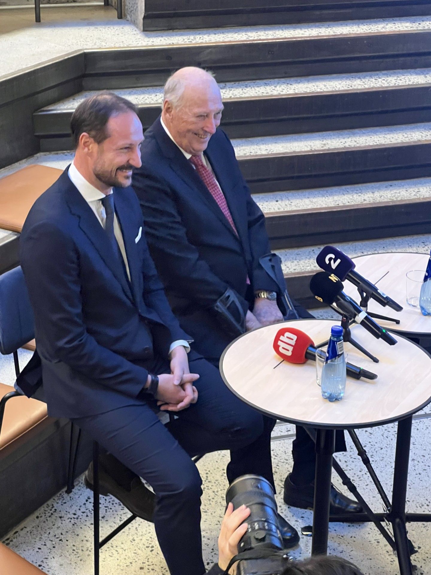 Kronprins Haakon og Kong Harald
