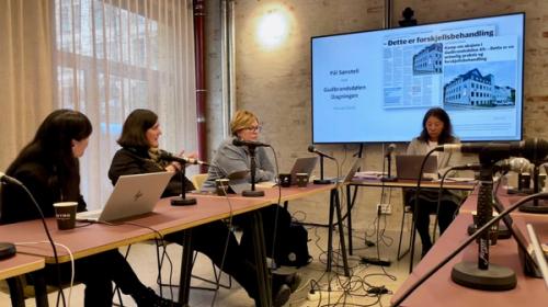 Bilde av utvalgsmedlemmer i PFU-møte februar 2026.