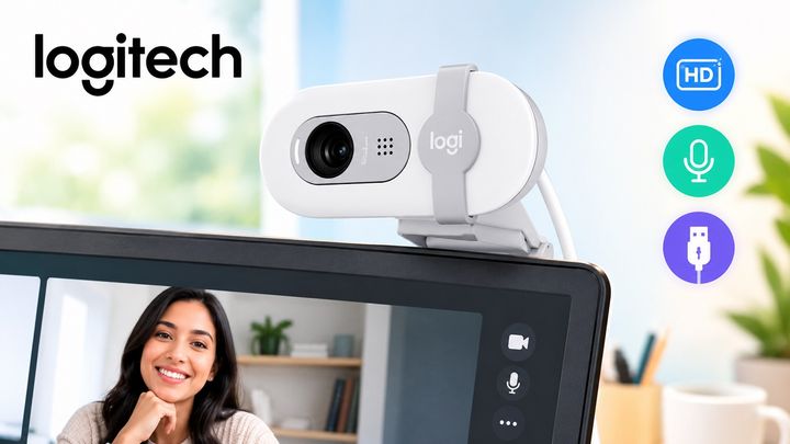 Logitech brio 100 webcam