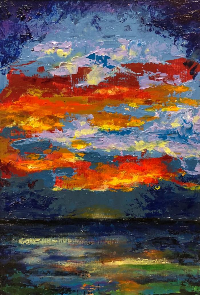 Sunset lake