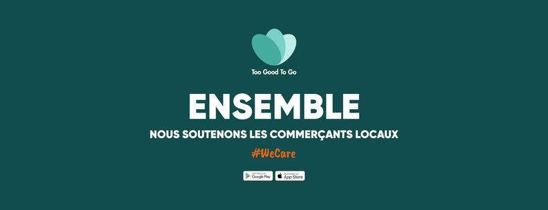 Too Good To Go soutient les commerçants locaux en mettant l'application à leur disposition pour proposer une offre limitée de plats à emporter